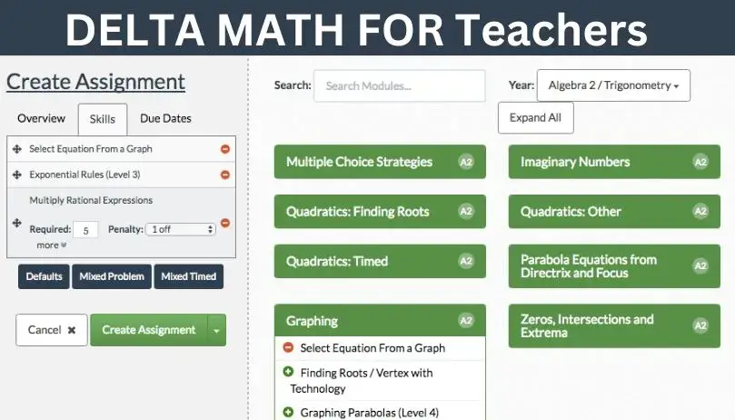 Delta Math for Teachers